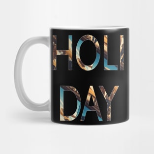 Holiday lover summer vacation typography Mug